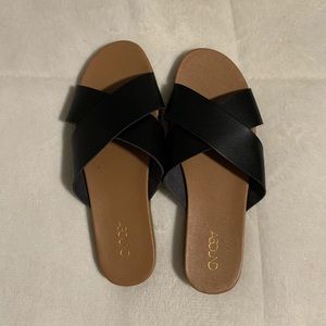 ABOUND cross slip on sandals